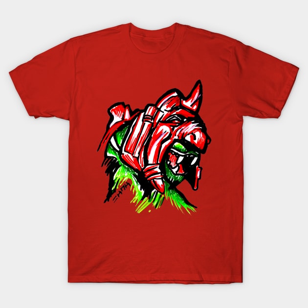 He-Man Battle Cat T-Shirt by sketchnkustom